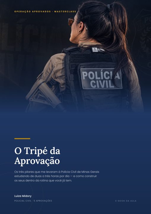 E-book Tripé da Aprovação